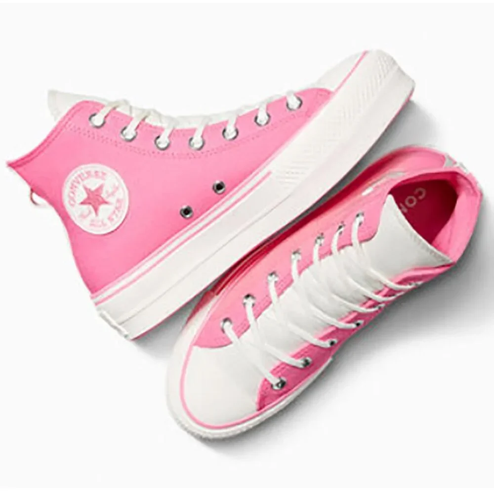 CONVERSE Lift Platform Retro Varsity Women's Chuck Taylor All Star Sneaker, 8.5 - Picture 4 of 13